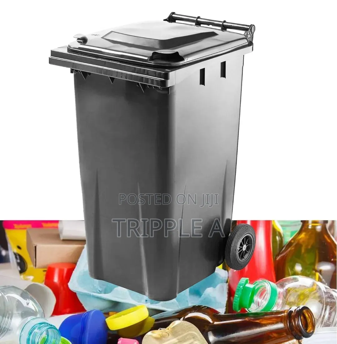 240l Plastic Outdoor Waste Bin With Wheels