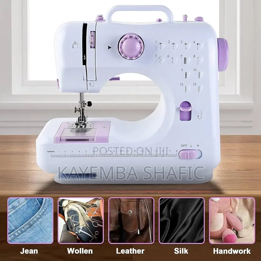 Portable Mini Multifunctional Electric Sewing Machine (12 Stitches)