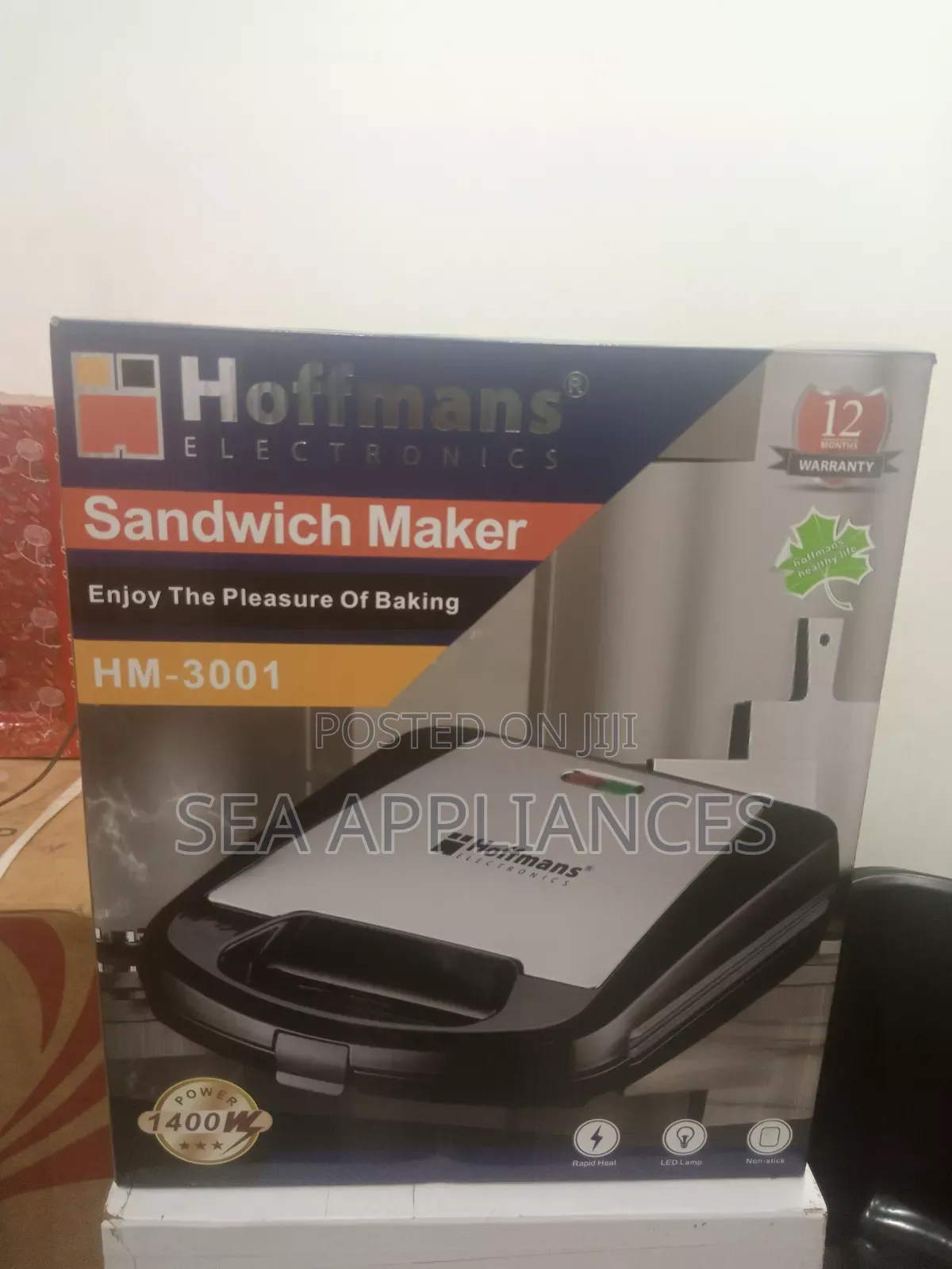 Hoffmans Sandwich Maker Double