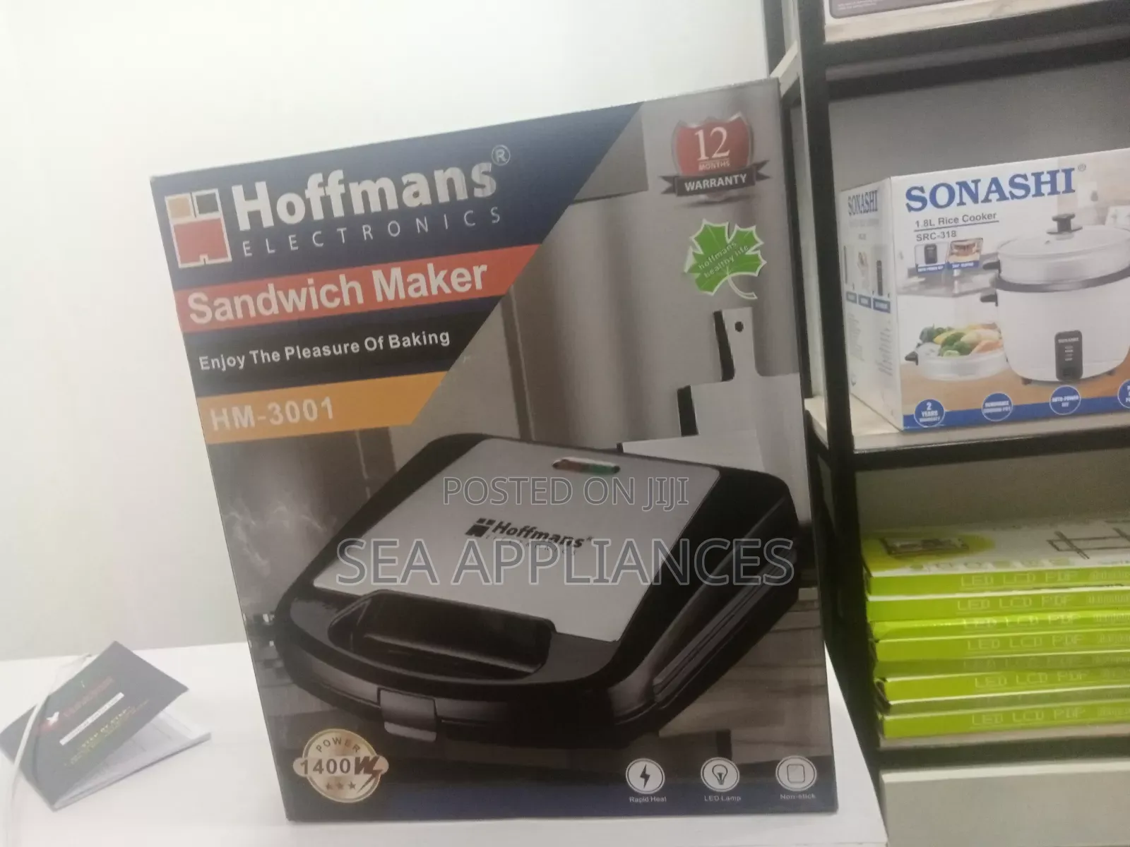 Hoffmans Sandwich Maker Double