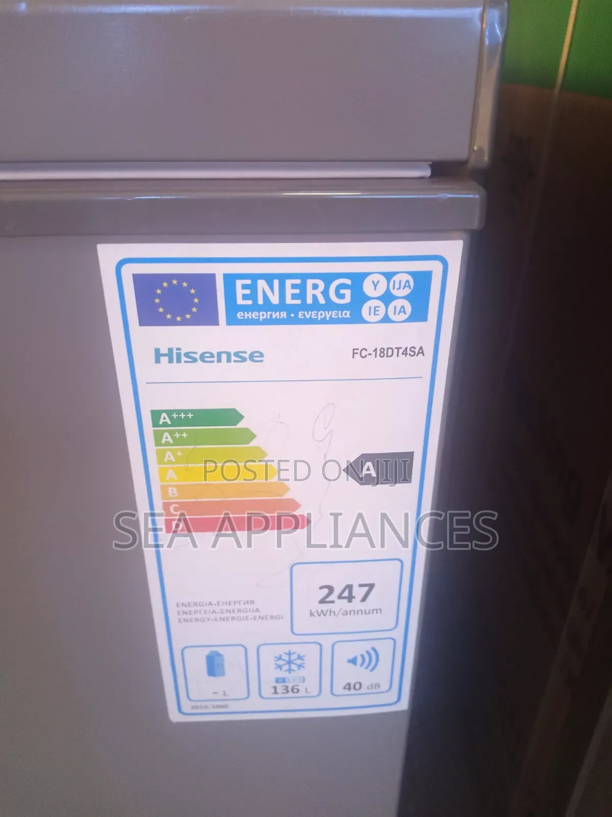 Hisense Deep Freezer 180liters