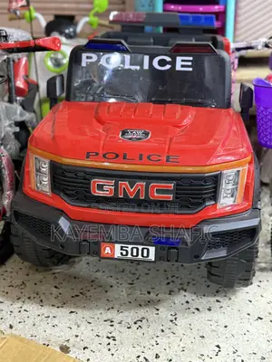Kids Electric Police Truck GMC Ride-on Toy Car