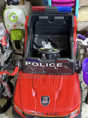 Kids Electric Police Truck GMC Ride-on Toy Car
