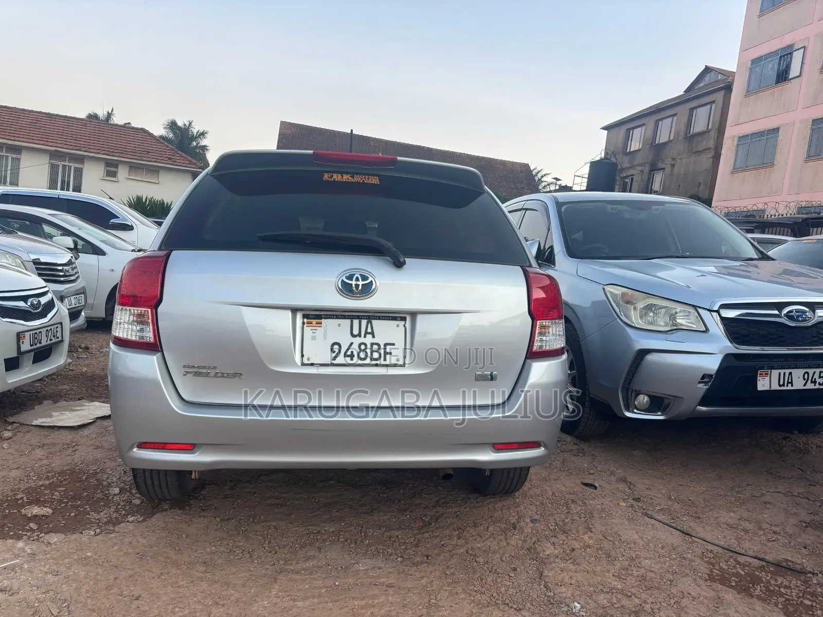 Toyota Corolla Fielder 2013 Silver