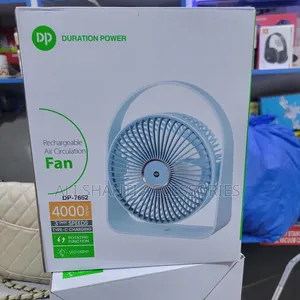 Rechargeable Air Circulation Table Fan With 4000mah