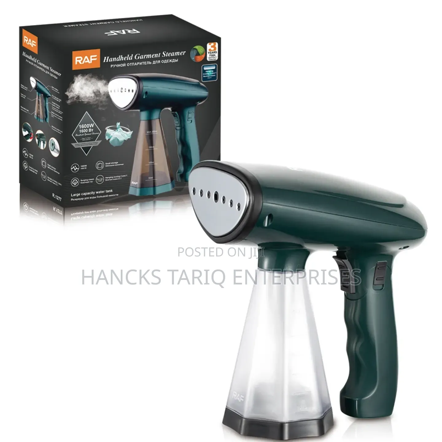 Raf Handheld Garment Steamer – 1600w