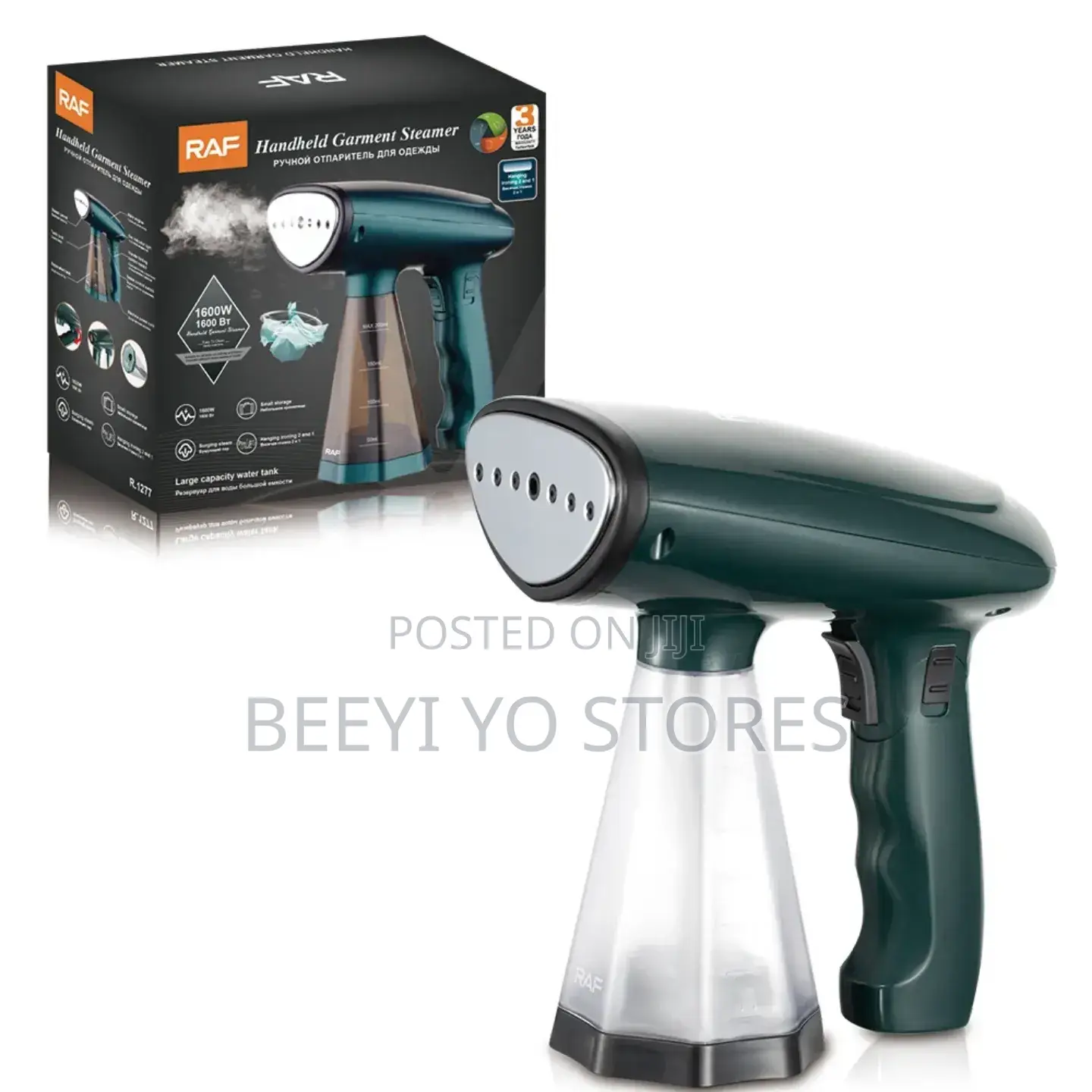 Raf Handheld Garment Steamer – 1600w