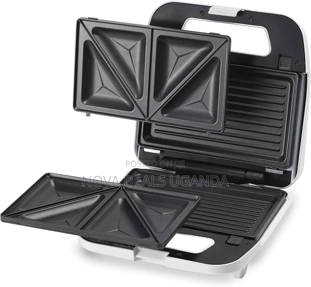 Kenwood 2-in-1 Sandwich Maker With 2 Sets of Non Stick Grill Plates