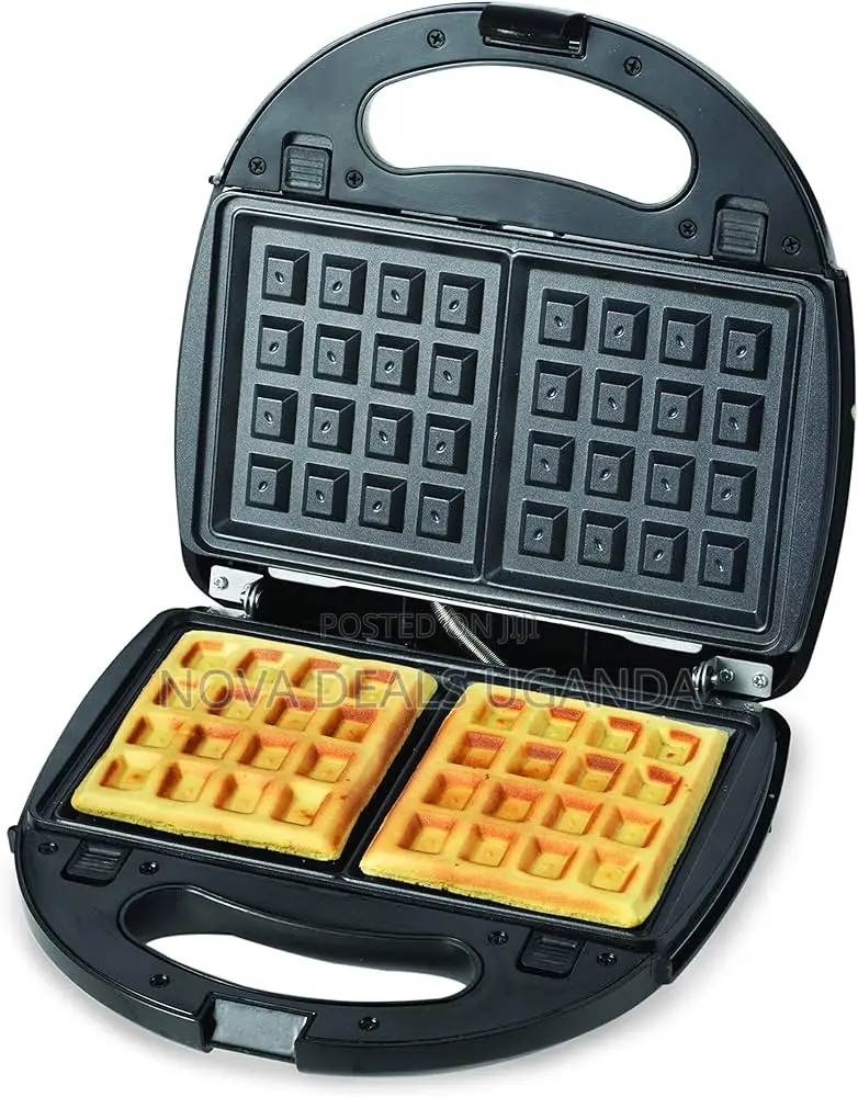 Kenwood 3-in-1 Sandwich Maker Sandwich, Grill, Waffle, 750w Black