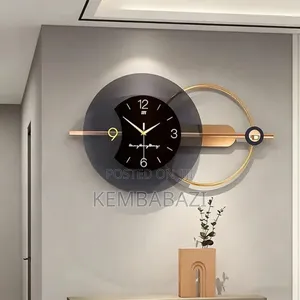 Modern Large Metal Wall Clock 30-31 Inch