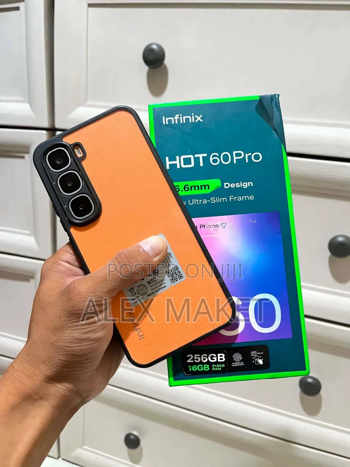 New Infinix Hot 60 Pro 256 GB Orange