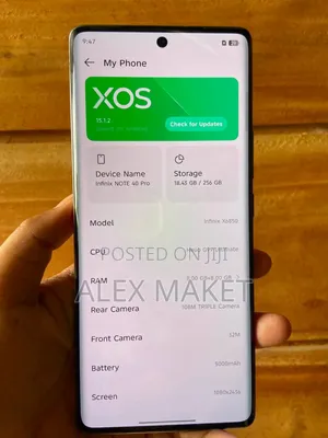 New Infinix Note 40 Pro 256 GB Green