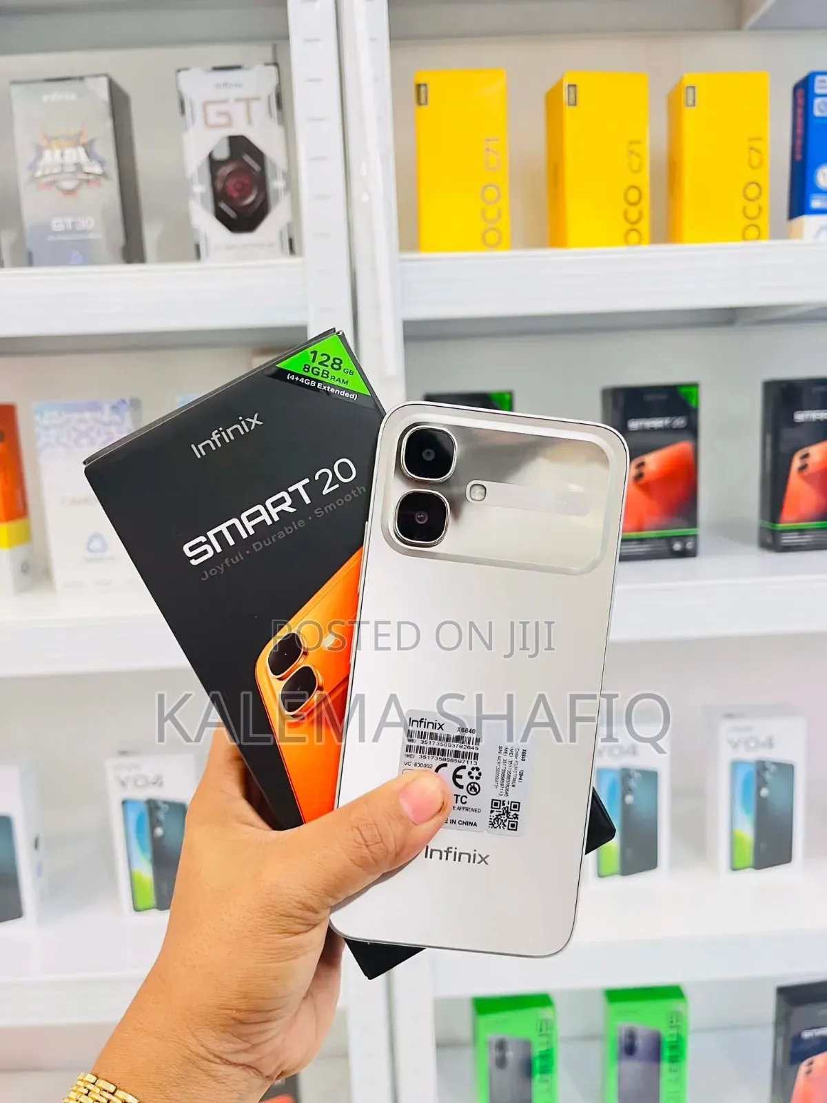 New Infinix Smart 20 128 GB White