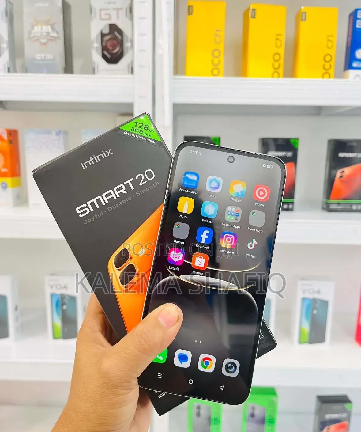 New Infinix Smart 20 128 GB White