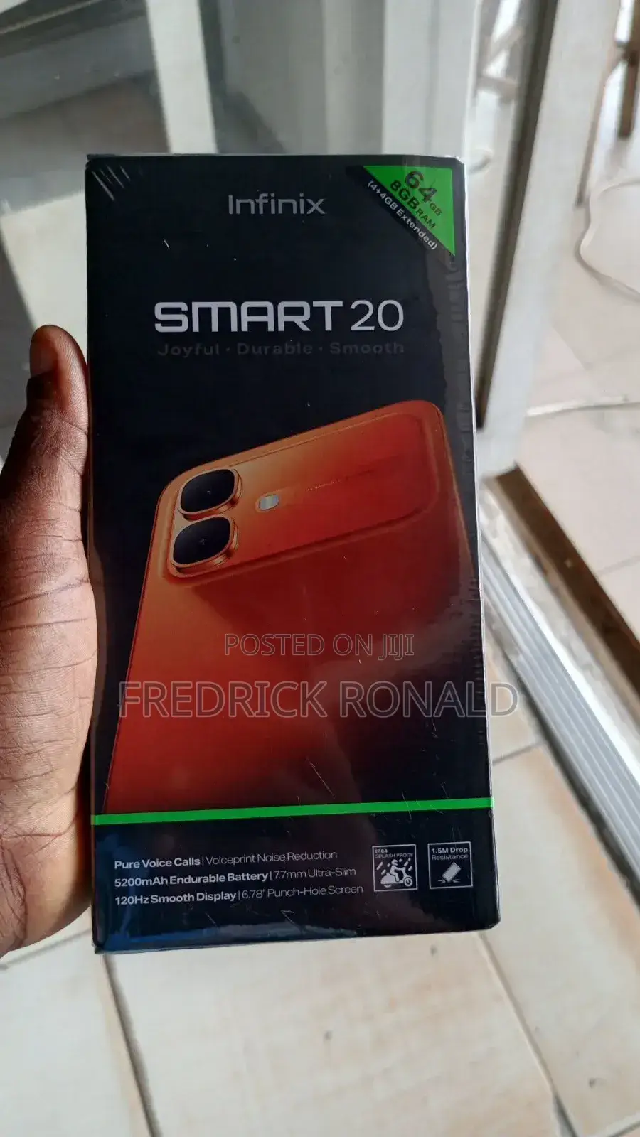 New Infinix Smart 20 64 GB Black