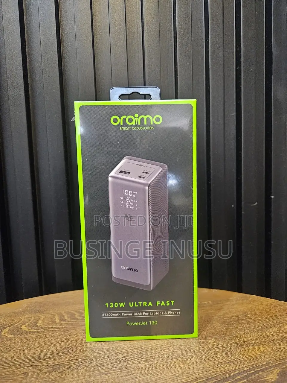 Brand New Oraimo Powerjet 130 High-Capacity 27,600mah Power Bank