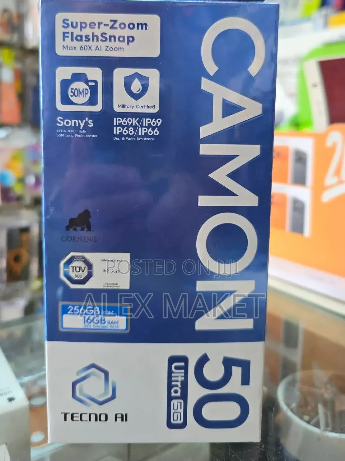 New Tecno Camon 50 Ultra 256 GB Green