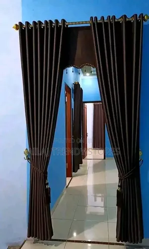 Black Livingstyle Curtains Per Metre