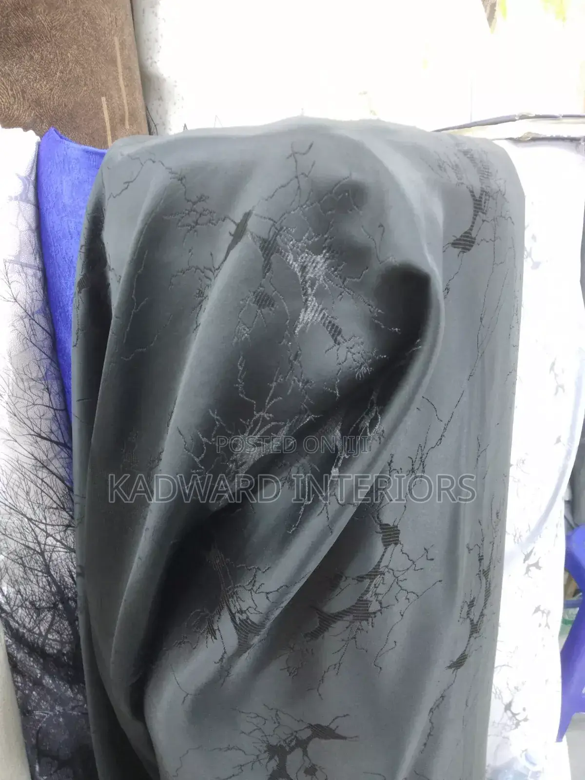 Black Livingstyle Curtains Per Metre