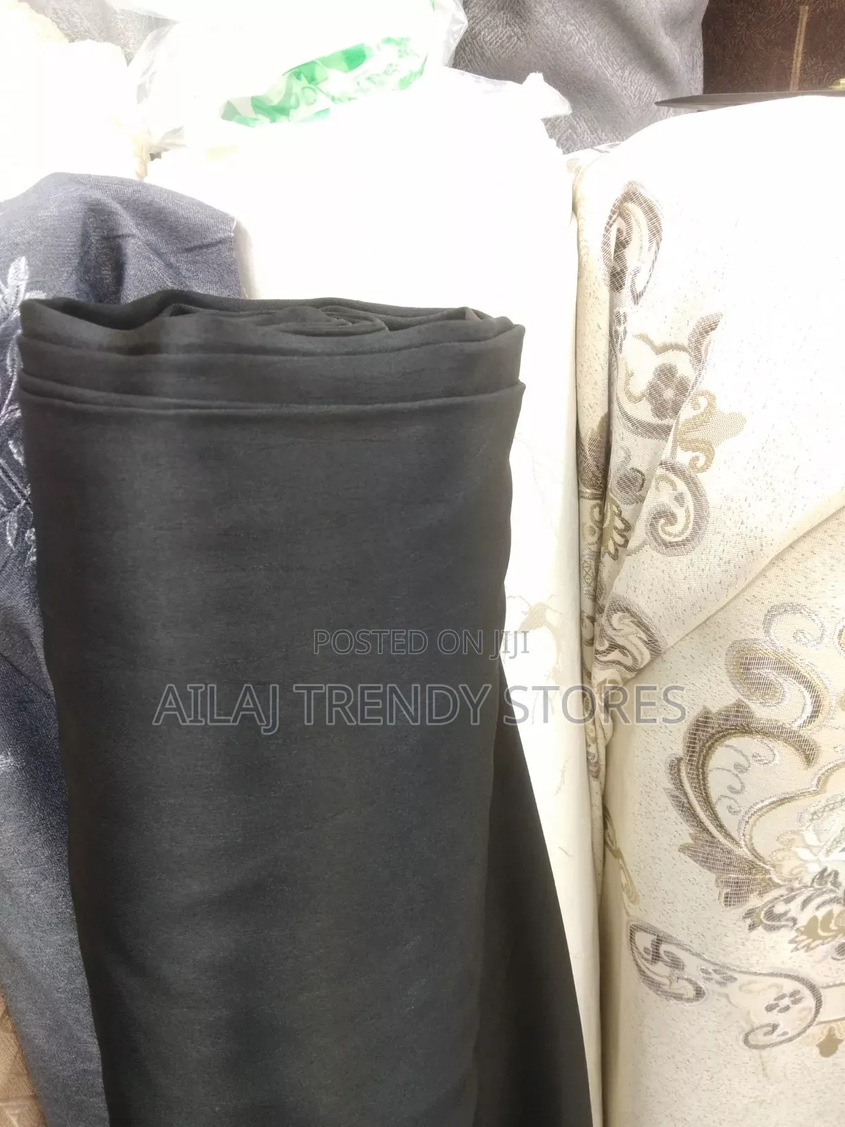 Black Livingstyle Curtains Per Metre