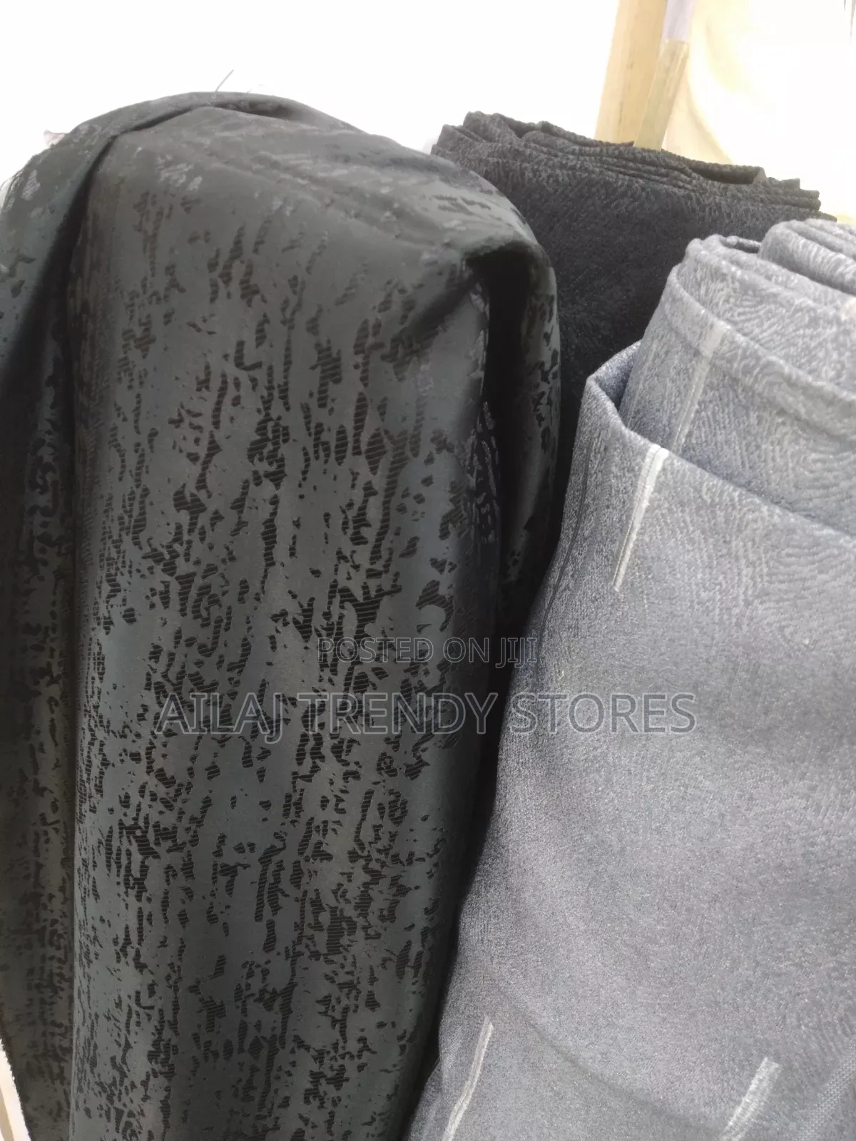 Black Livingstyle Curtains Per Metre