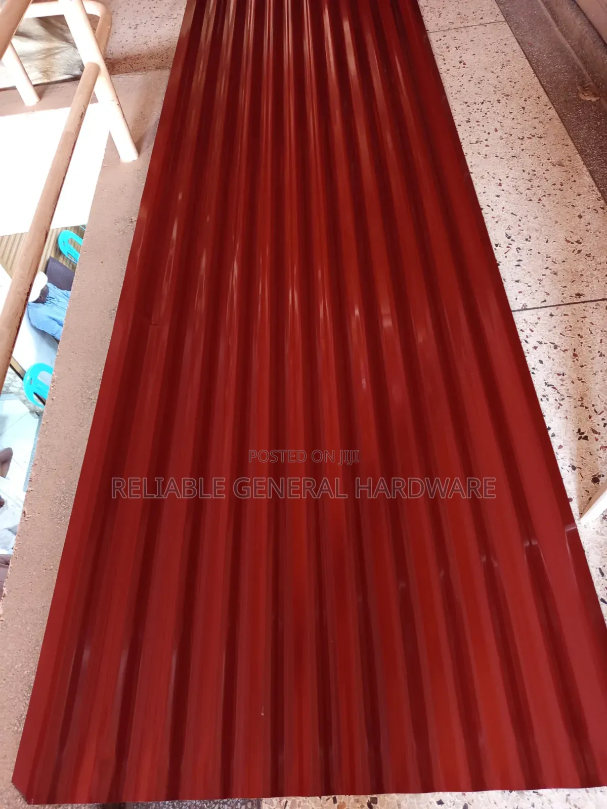 Damage Iron Sheets Red G.30 Roofings