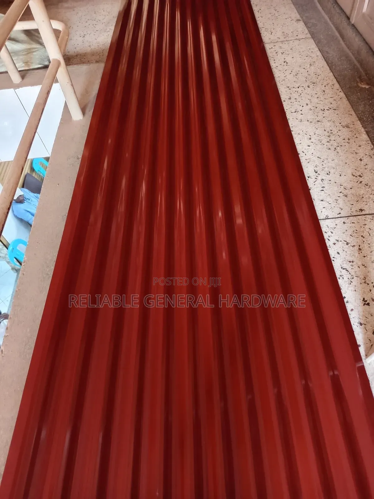 Damage Iron Sheets Red G.30 Roofings
