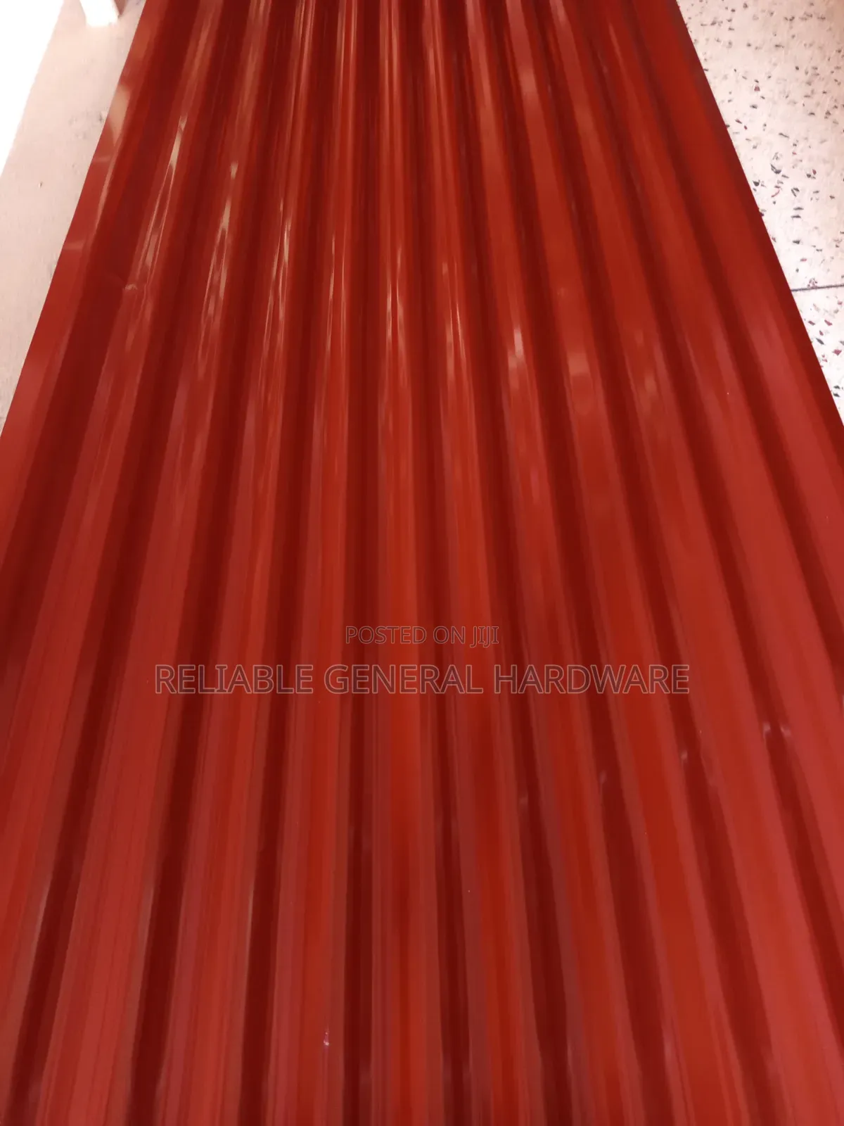 Damage Iron Sheets Red G.30 Roofings