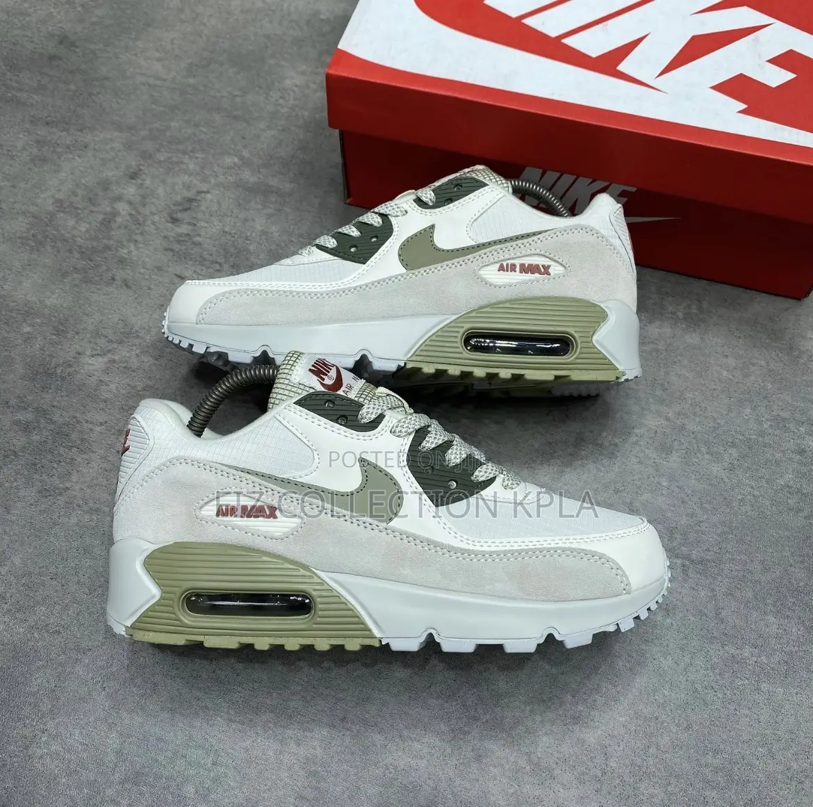 Nike Air Max 90 in the "Phantom / Neutral Olive / Light Bone"