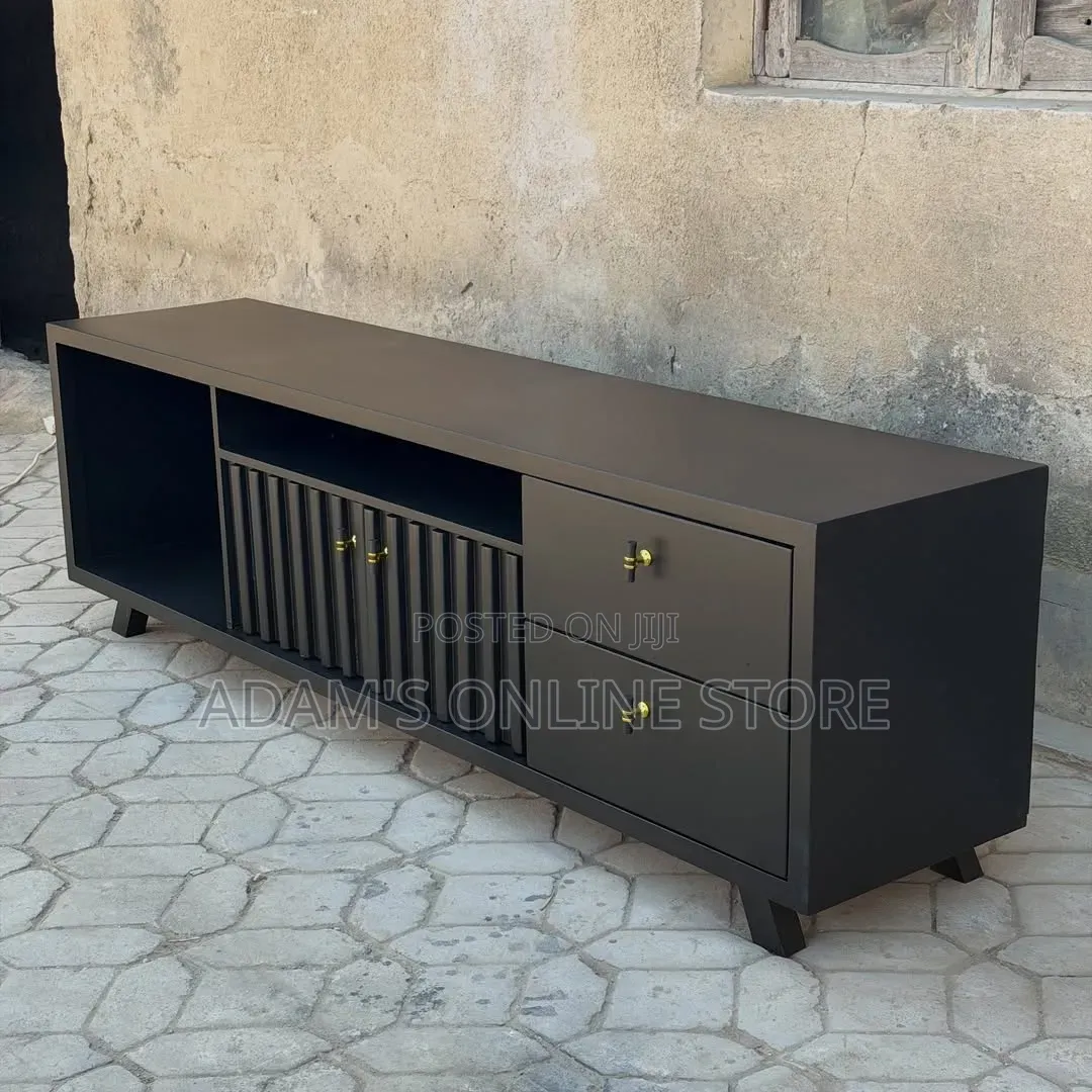 Black Tv Stand Unit 6ft Length Tv Television Stand