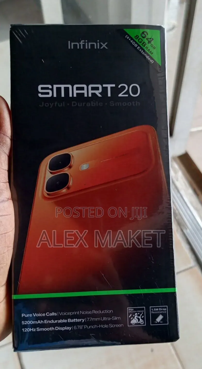 New Infinix Smart 20 64 GB Black