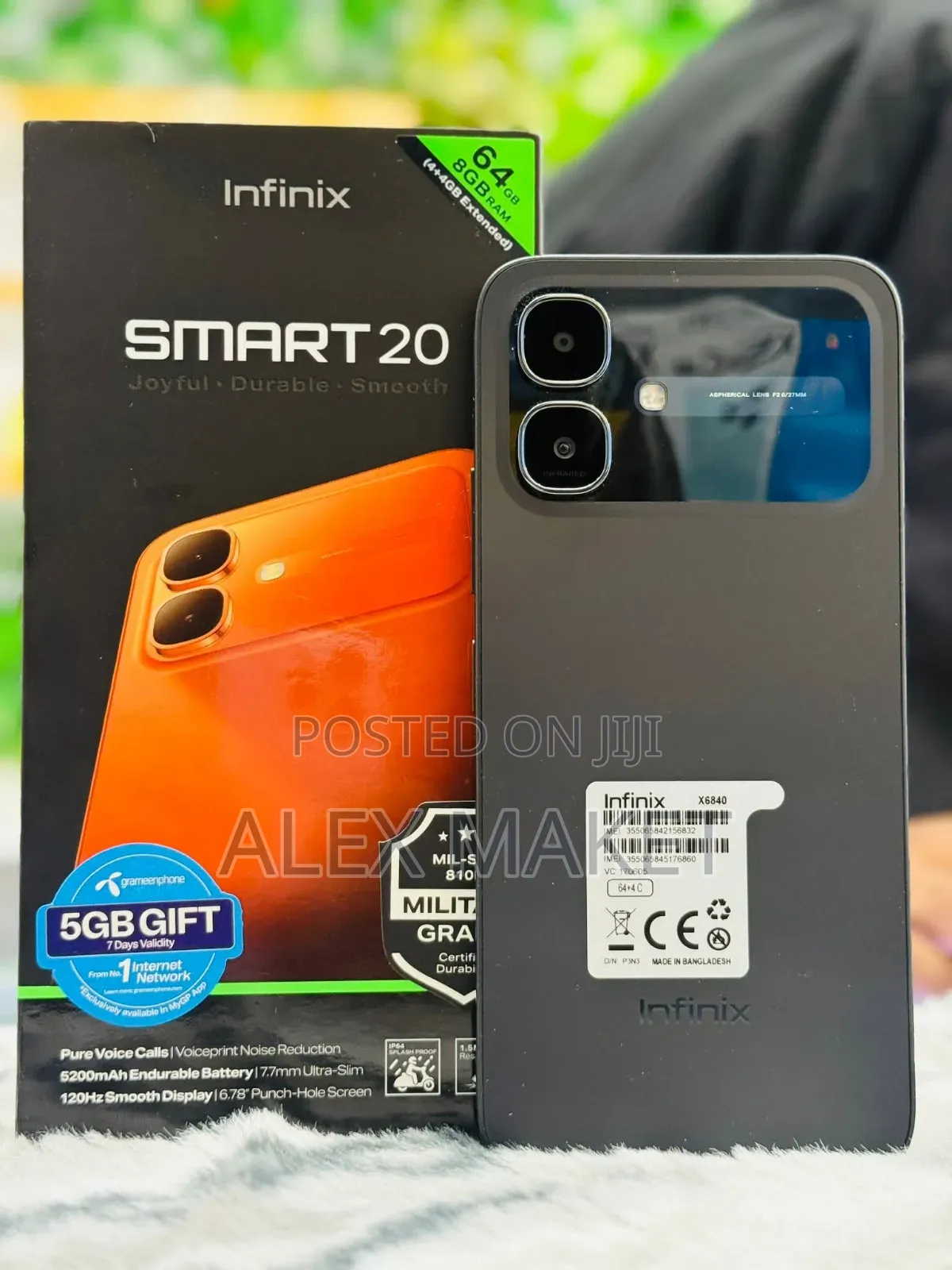 New Infinix Smart 20 64 GB Black