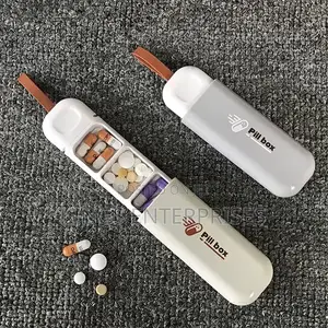 Portable 3-Compartment Pill Box
