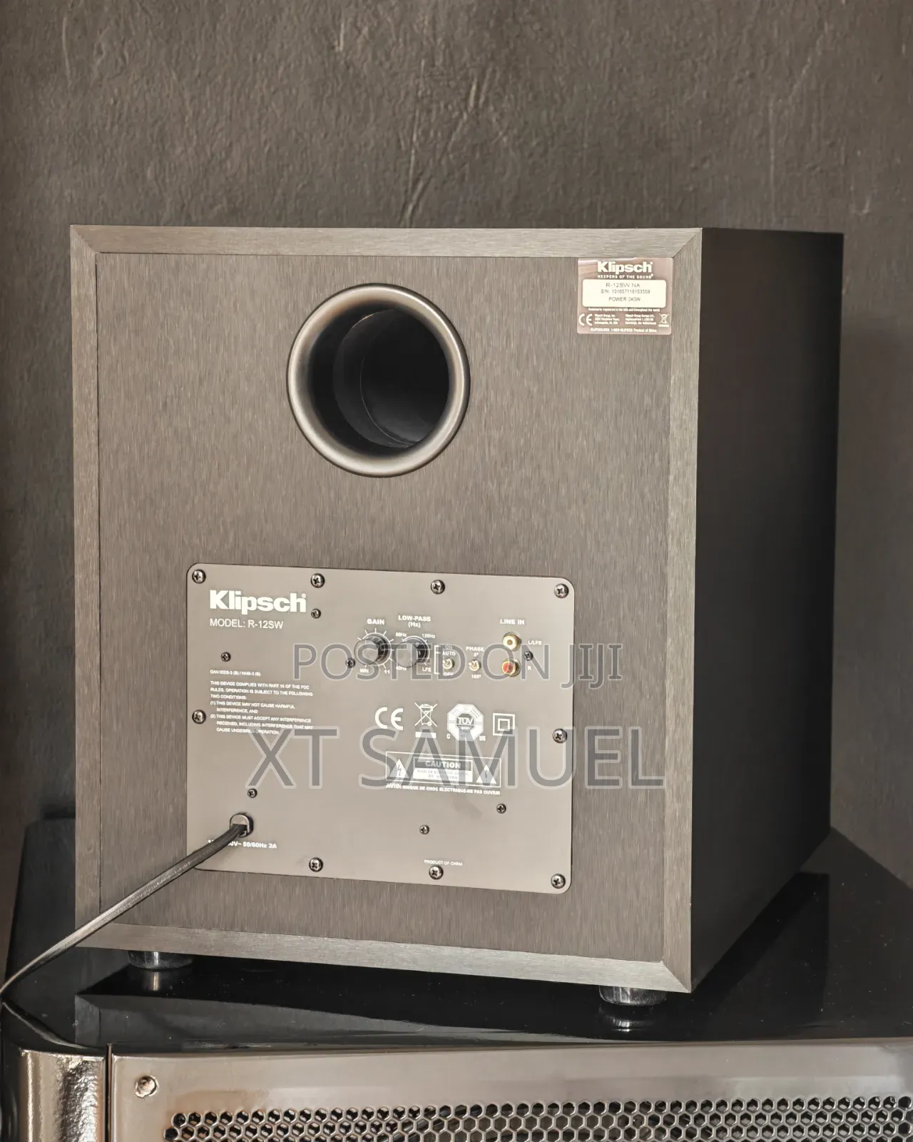 Klipsch R-12sw,12" Power Subwoofer, Premium Brand, Built-in Crossover