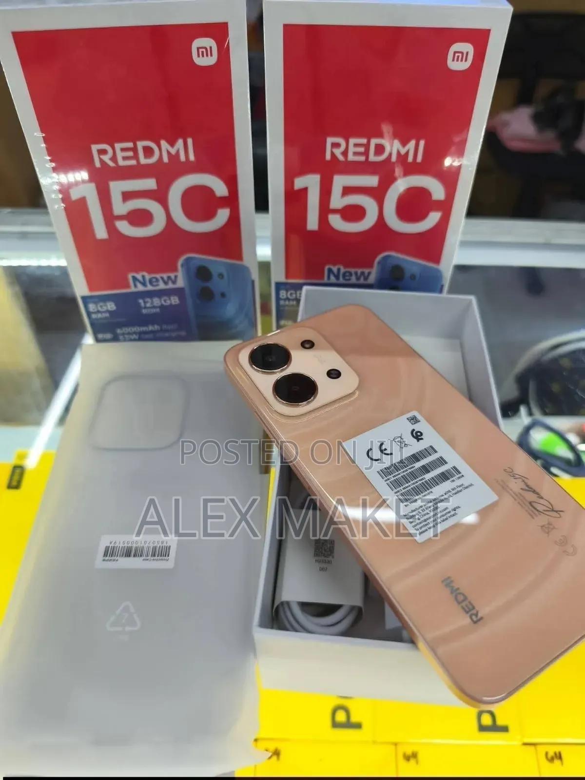 New Xiaomi Redmi 15C 4G 256 GB Pink