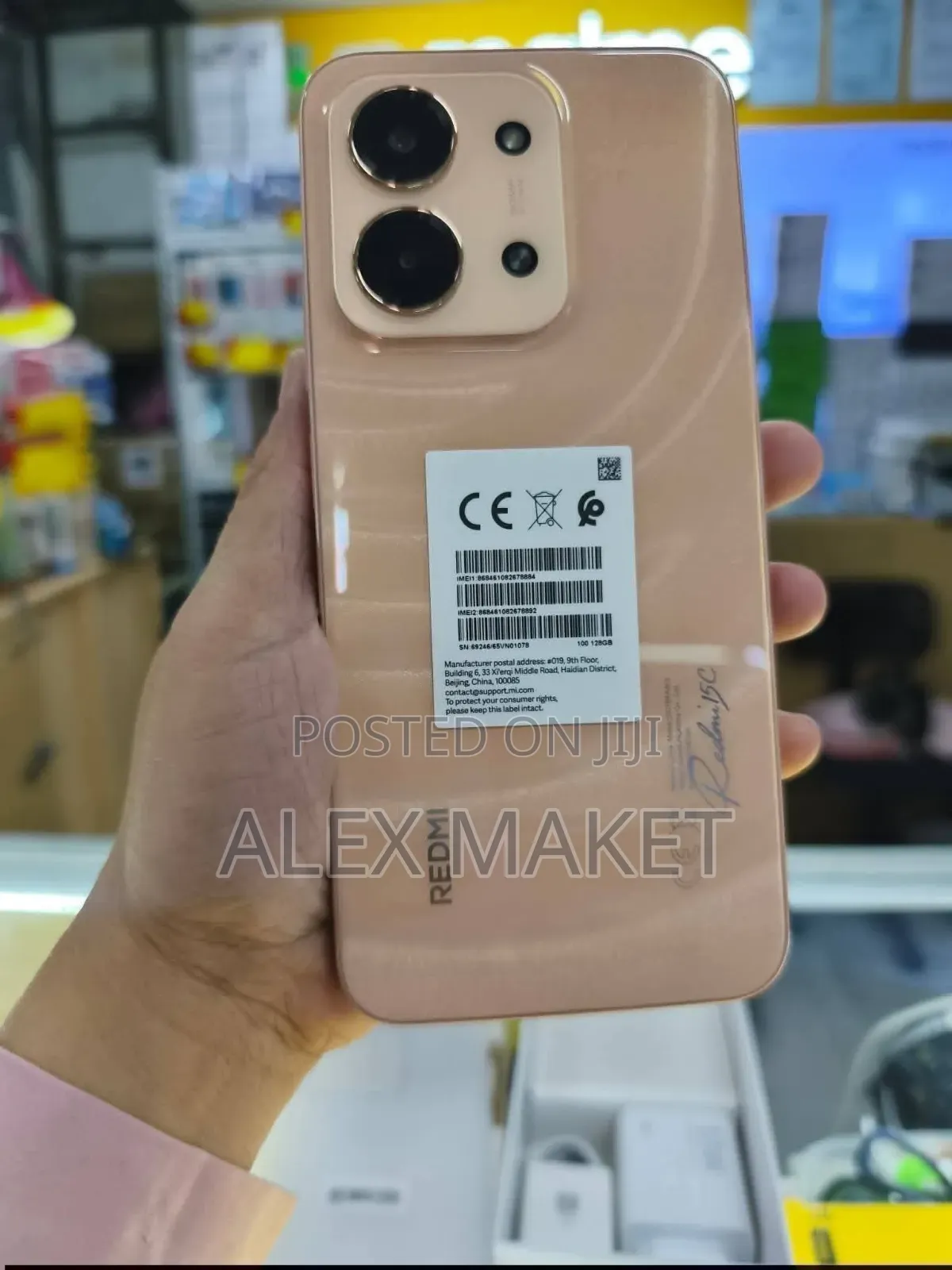 New Xiaomi Redmi 15C 4G 256 GB Pink