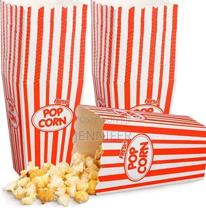 2pcs Reusable Plastic Popcorn Boxes