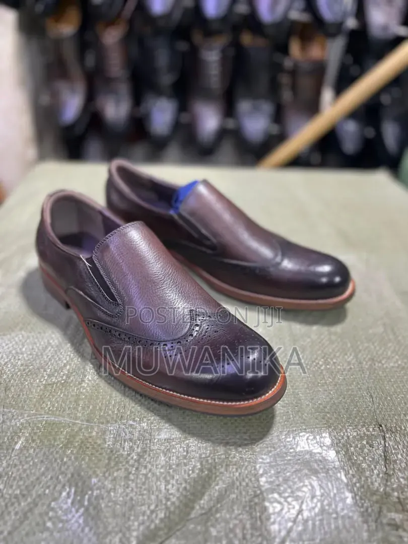 Men's Oxford- Coffee Brown Branded by Clarcks
