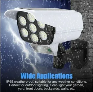 77 Led Solar Security Pir Motion Sensor Light With Remote