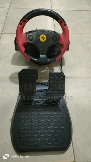 Uk Used Thrustmaster Ferrari Racing Wheel Red Legend Edition.