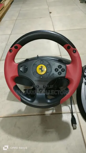 Uk Used Thrustmaster Ferrari Racing Wheel Red Legend Edition.