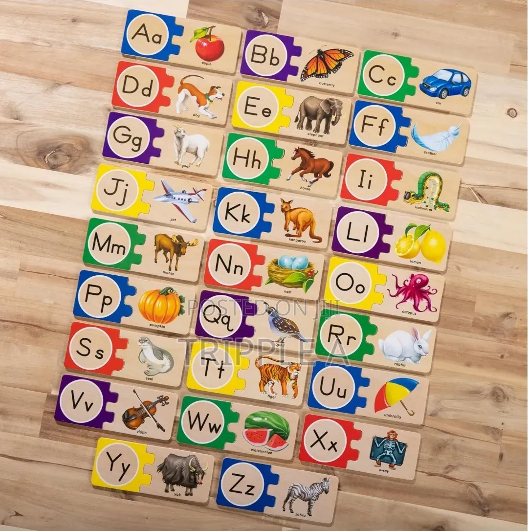 Wooden Alphabet Letter Puzzle