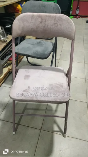 Uk Used Jysk Velvet Folding Chairs.
