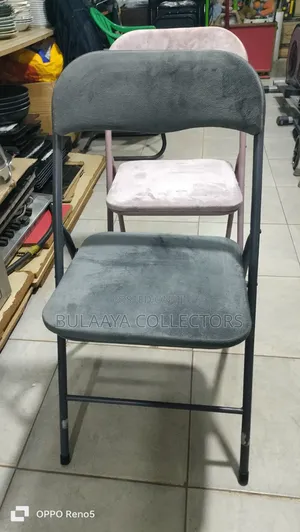 Uk Used Jysk Velvet Folding Chairs.