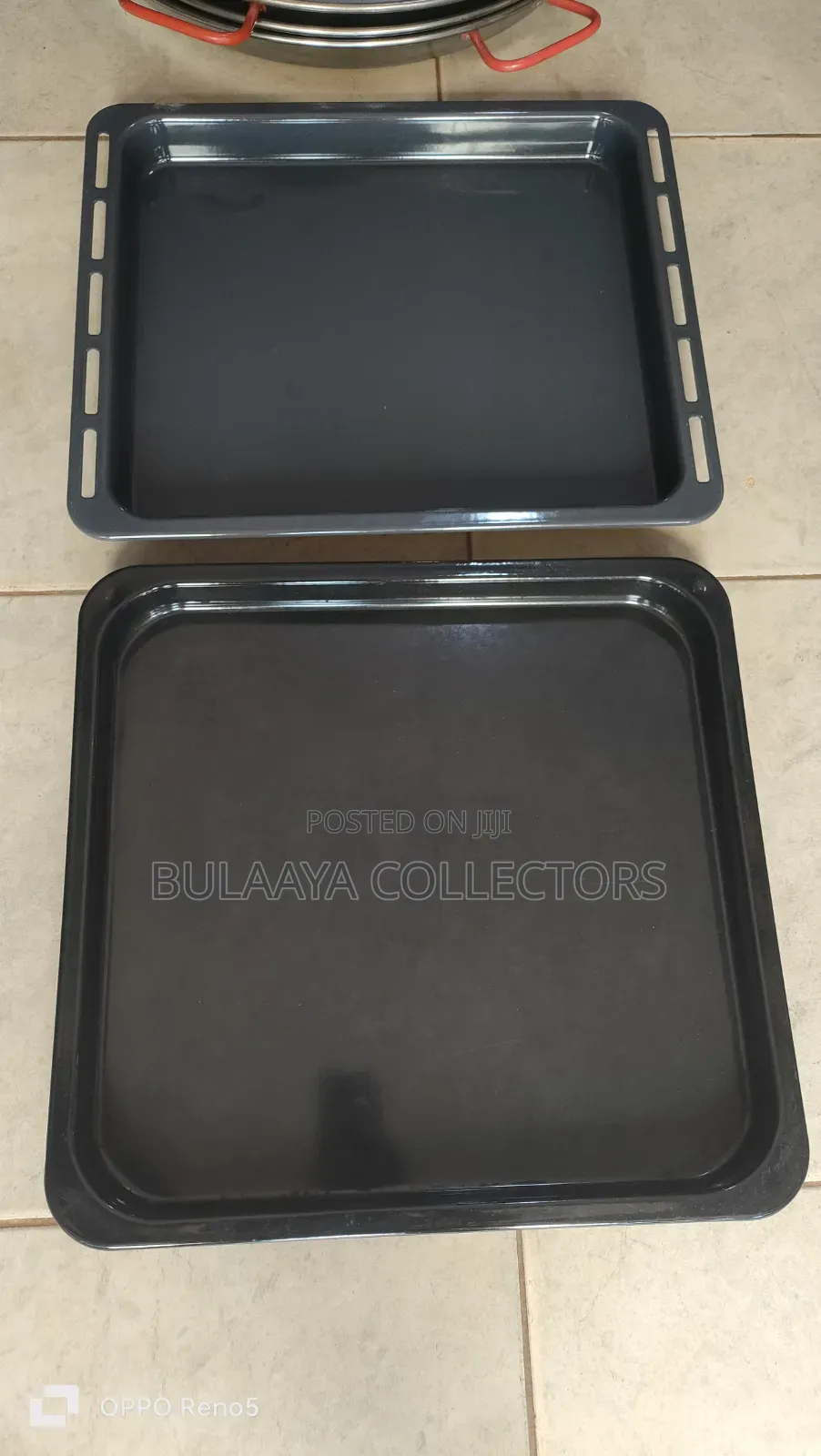 Uk Used Enamel Baking Trays Designed for Ovens.