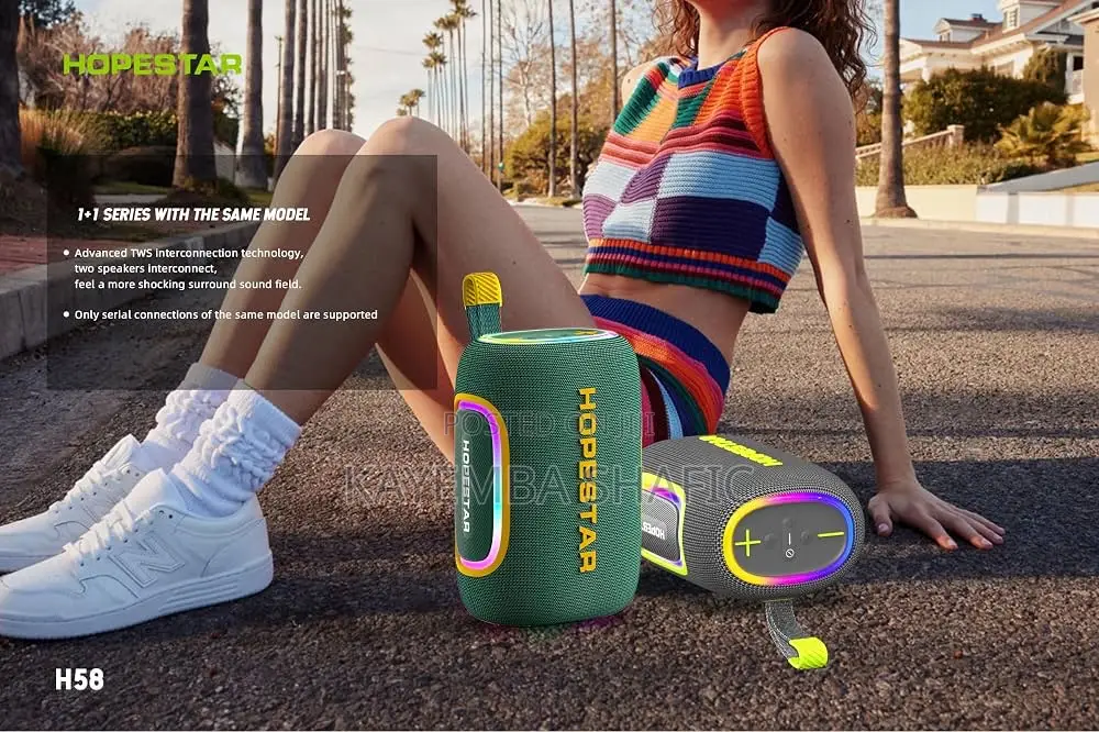 Hopestar H58 Fashion Wireless Speaker Box - 65w Powerful Bass