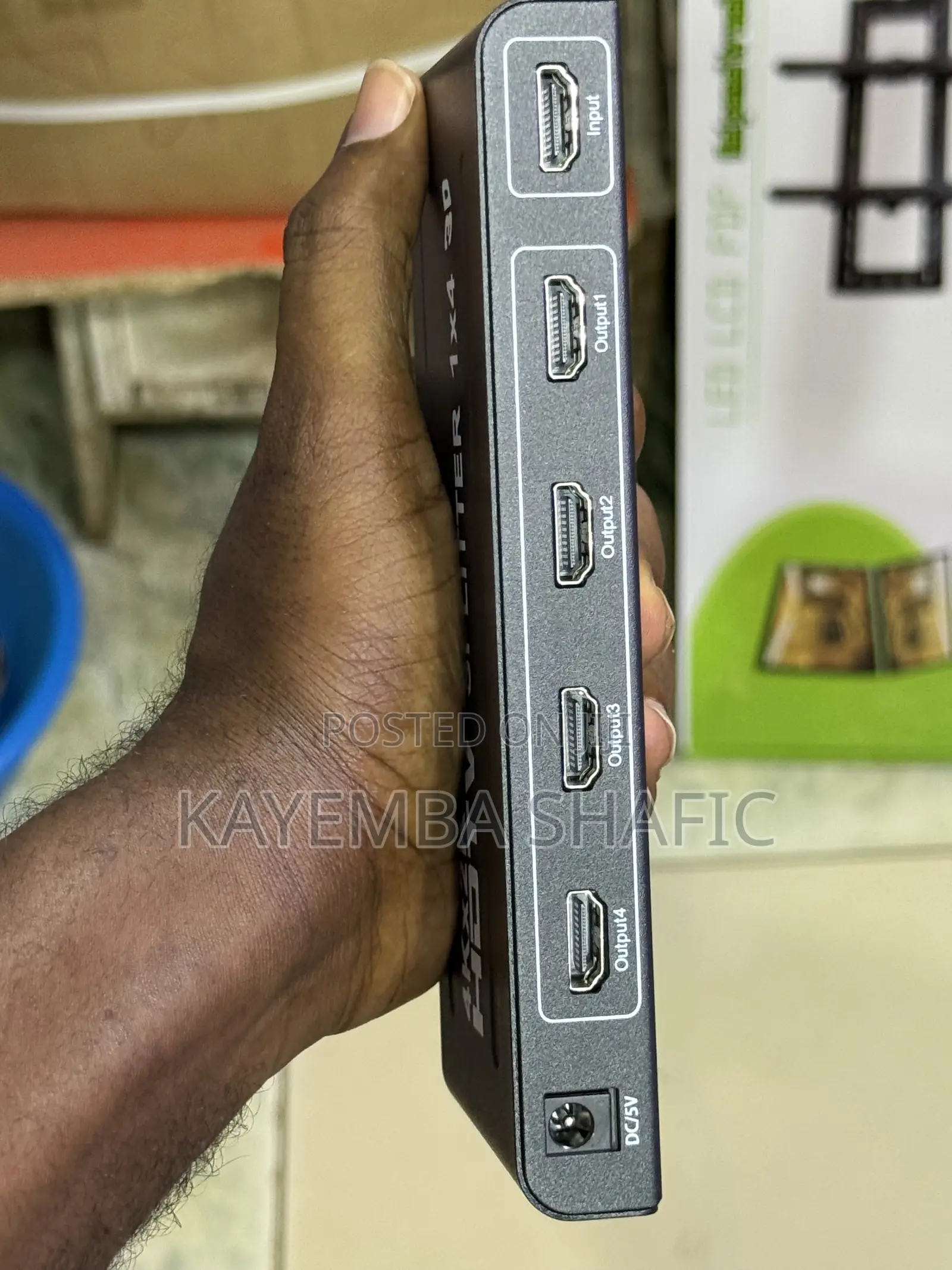 Brand New Hdmi Splitter 1x4 – 1 in 4 Out Ultra Hd Video Distributor