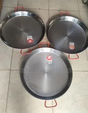 Uk Used Uk Used Garcima Brand Carbon Steel Paella Pans.