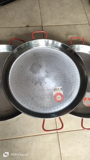 Uk Used Uk Used Garcima Brand Carbon Steel Paella Pans.