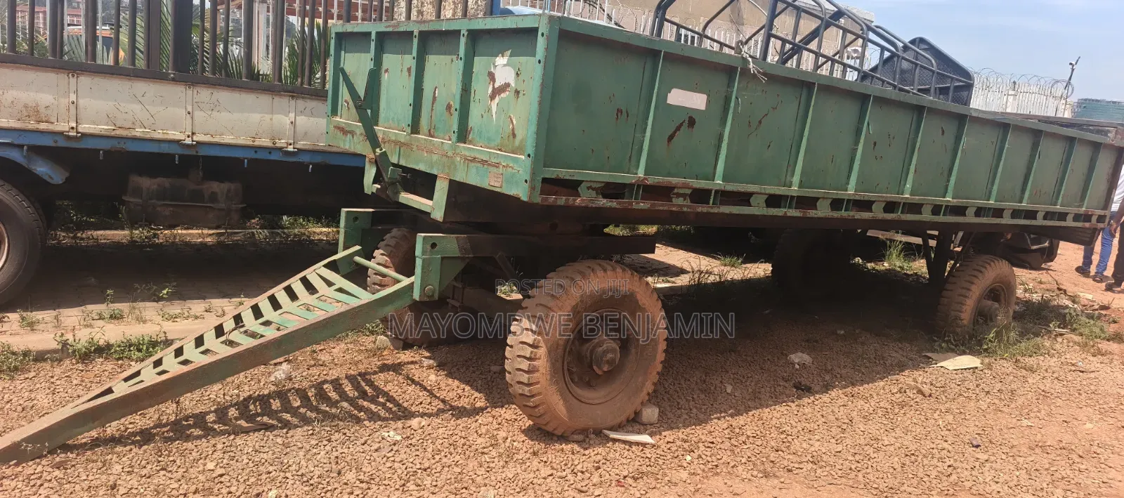 20 Feet Heavy Duty Agricultural Tractor Trailer